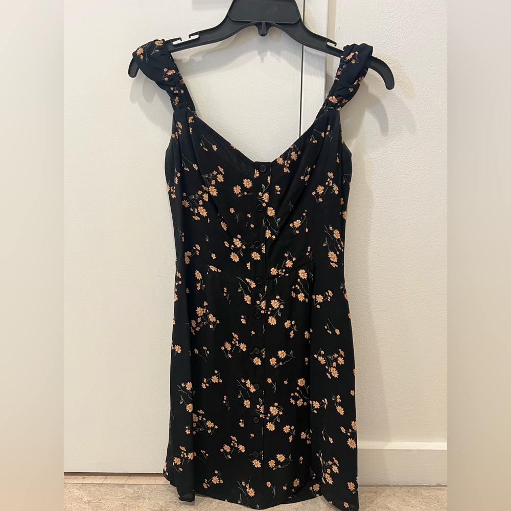 Reformation Black Mini Dress Size 2